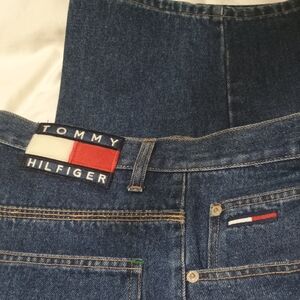 Tommy Hilfiger Blue Jeans with Signature Flag Detail